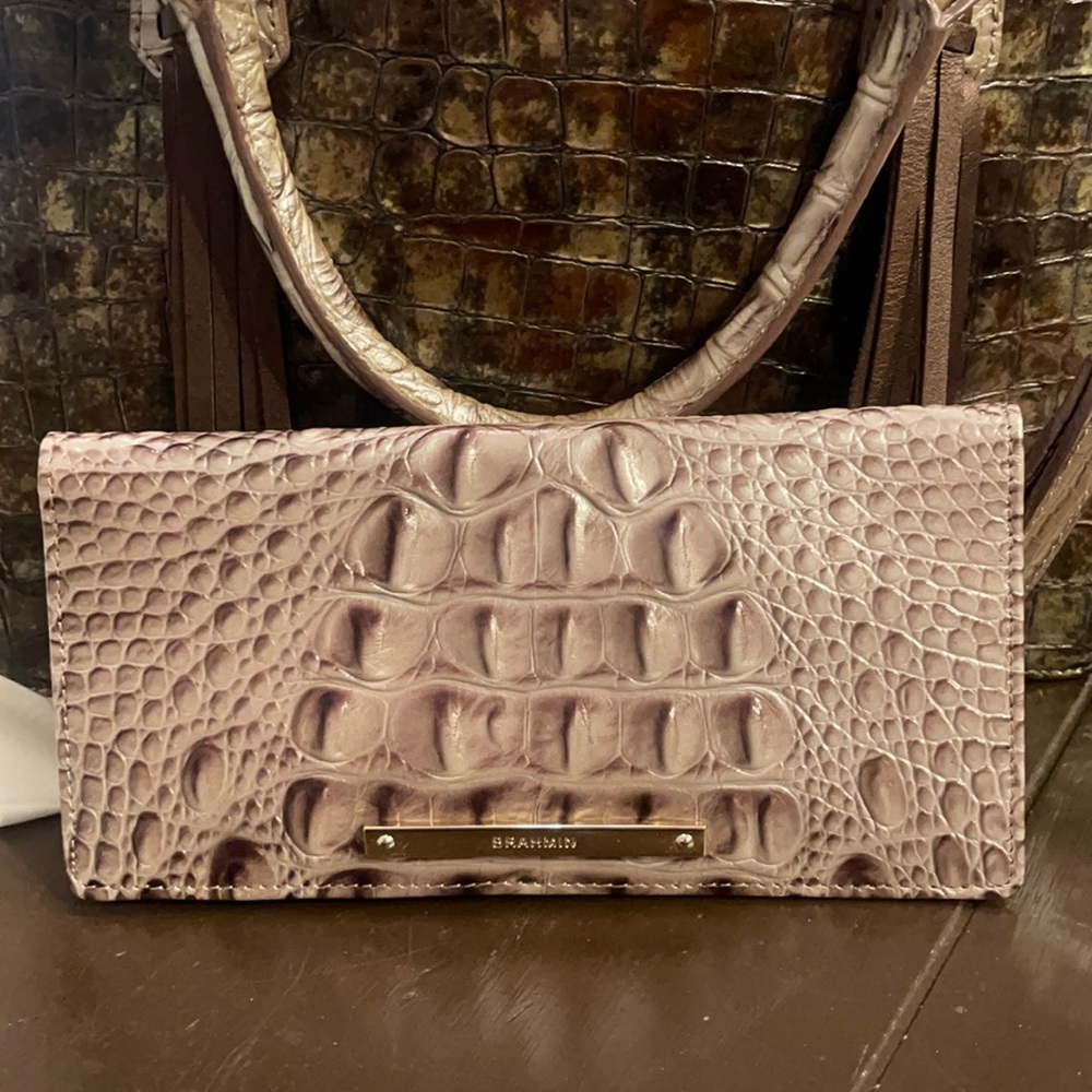Silver Brahmin wallet